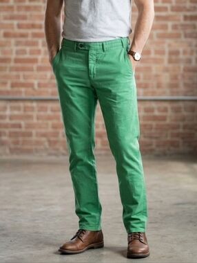 Sid Mashburn Green Chinos